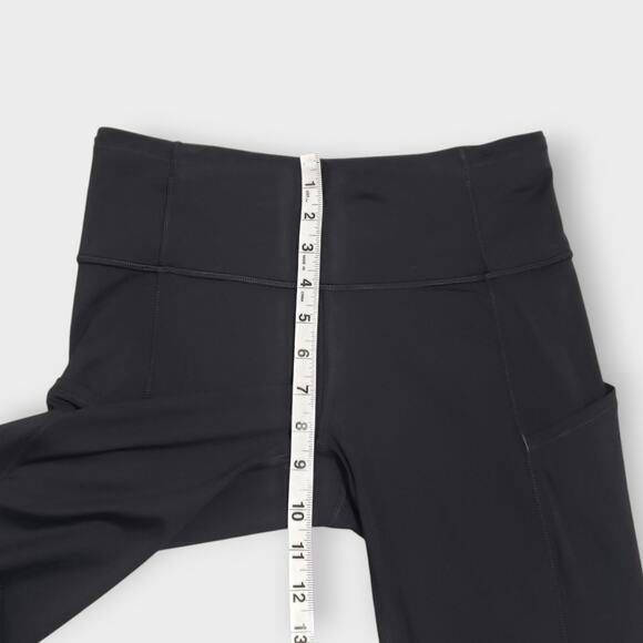 Lululemon Fast Free 7/8 Tight II Non-Reflective Nulux 25" Black Sz 6 Pockets - Picture 9 of 12